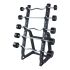 LifeMaxx Barbell Storage Rack fur 5 EZ Barbells  LMX1068