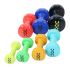 Lifemaxx Vinyl Dumbbellset Schwarz 5 kg LMX 1150  LMX1150.50