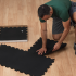 Body-Solid Puzzlematte set 100 x 100 cm solid black  RFBST4PB